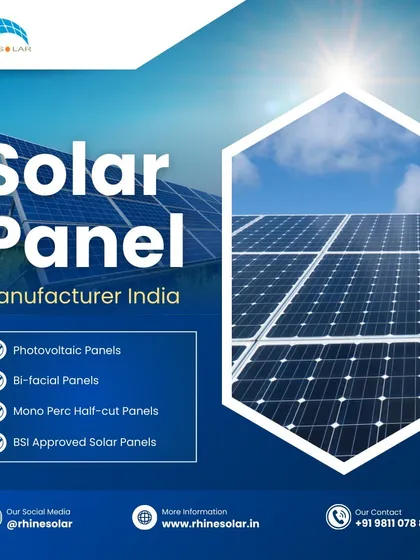 As a leading solar panel manufacturer in India, I offer a range of products including photovoltaic, bi-facial, and mono perc half-cut panels, all of which are BSI approved.