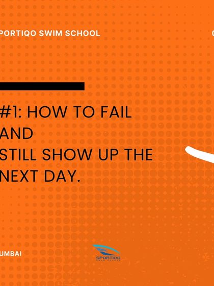 Life lesson number one from swimming: How to fail and still show up the next day. It teaches resilience in a way few other activities can.