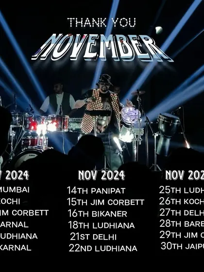 A recap of my packed November 2024 tour. It was a month of sleepless nights, hectic travel, and incredible shows.