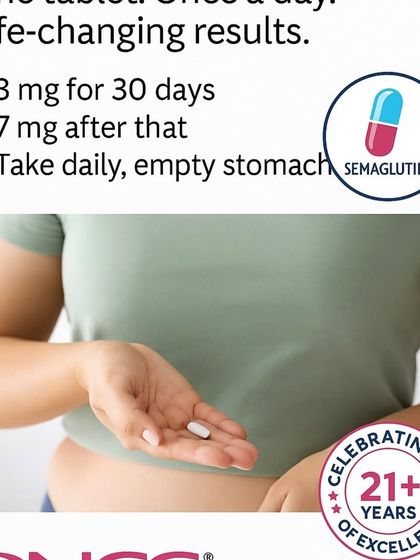 The program is straightforward. It involves a simple, once-daily tablet taken on an empty stomach. We start with a 3 mg dose for the first 30 days and may increase it to 7 mg thereafter, based on your personalized plan and progress.