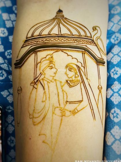 These images show various stages of my portrait and narrative work, from initial outlines to the final filled designs.