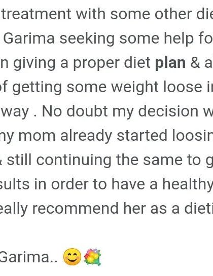 A duplicate of image 15, this review from a client's child shows how my diet plans can help family members achieve their health goals. It's a joy to see families getting healthier together.