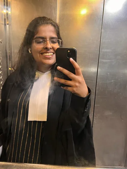 A quick selfie after a successful day in court. Celebrating the small wins is an important part of the litigation journey.