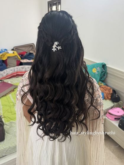 Shruthi - Bridal & Event Hairstyling Modern Styles for Sangeet & Receptions photo 22