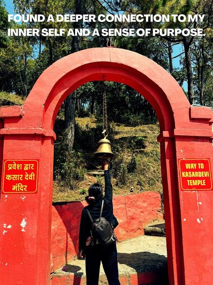 At the Kasar Devi temple, I felt a deeper connection to my inner self and a renewed sense of purpose. This journey is about more than just poses.