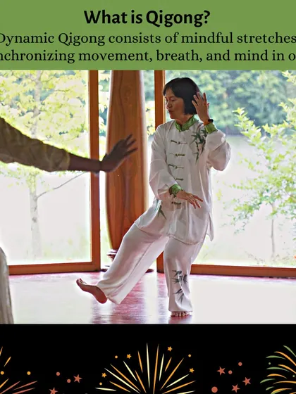 An introduction to Qigong, a practice of mindful stretches that synchronize movement, breath, and mind. This is part of our New Year's Qigong & Yoga Retreat.