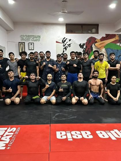 Iron sharpens iron. The team after a Friday evening Jiu-Jitsu session, ready for the weekend but always putting in the work first.