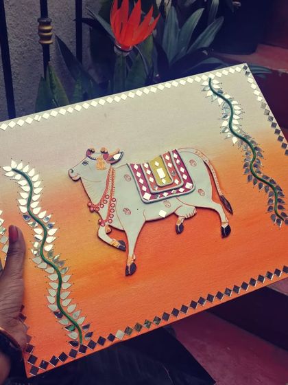 Anesha Artgallery - Indian Folk Art & Home Decor Lippan Art: Mud & Mirror Magic photo 9