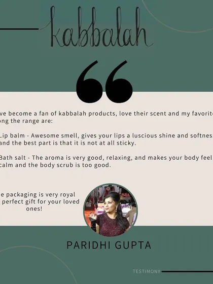 It brings me so much joy to read feedback from my wonderful community. Knowing that my products, like the lip balm and bath salts, bring a little bit of calm and happiness to your day is why I do what I do.
