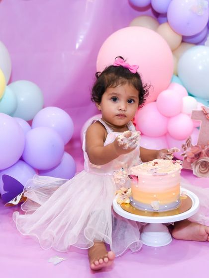 Anshiti - Baby & Kids Photography First Birthday & Cake Smash Fun photo 3