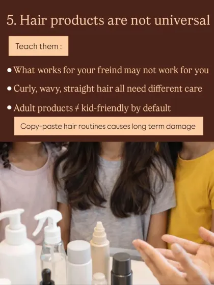 Hair products are not universal. What works for a friend or a parent may not work for a child. Curly, wavy, and straight hair all have different needs, and using the right products from a young age prevents damage from copy-paste routines.