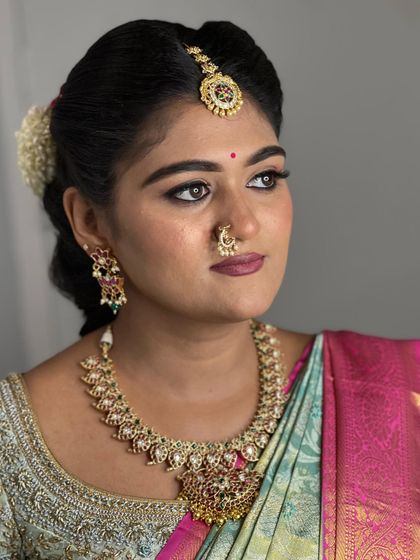 Himabindu - Bridal Makeup Classic South Indian Muhurtham Looks photo 9