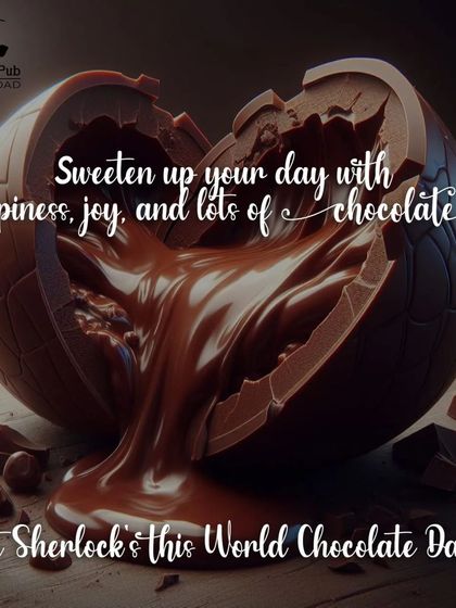 For World Chocolate Day, I offer decadent treats like this molten chocolate sphere. It's pure happiness in a dessert.