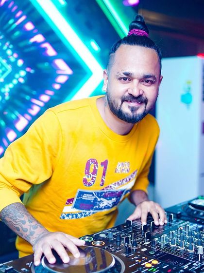 A smiling shot of me at the decks at Drava.