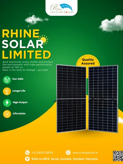 My quality-assured, high-performance panels help you save electricity every month. They are eco-safe, affordable, high-output, and designed for a longer life. Now is the time to change.