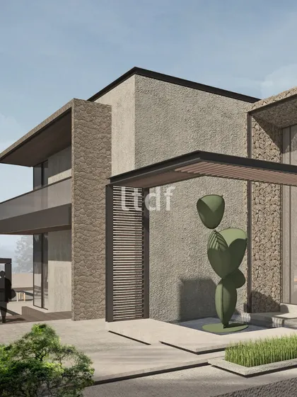 Here, we fused rough stone cladding with raw concrete to give the residence an earthy yet elegant feel. A carefully designed pergola filters sunlight across the facade, casting rhythmic shadows that create an ever-changing visual experience throughout the day.