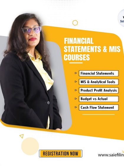 Master the art of financial reporting with our Financial Statements & MIS course. Learn to prepare statements as per the Companies Act 2013, use analytical tools, conduct profit analysis, and create cash flow statements.