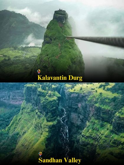 Two of Maharashtra's most adventurous treks: the steep climb to Kalavantin Durg and the gorge of Sandhan Valley.