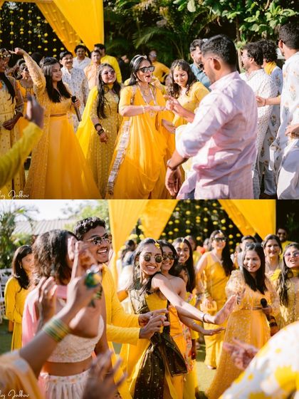 Vibrant Haldi Celebrations photo 19