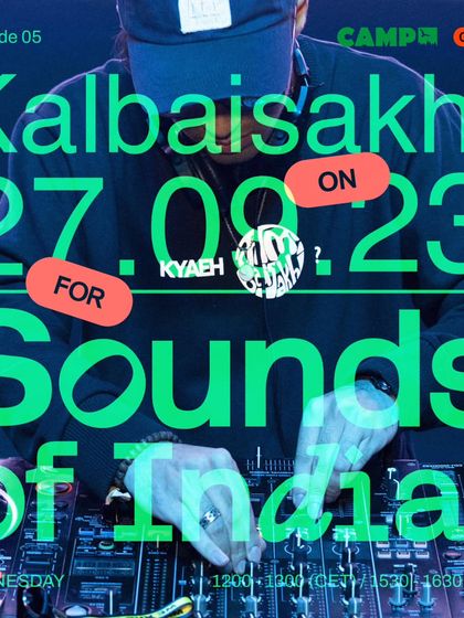 The artwork for my 'Sounds of India' feature on ONNO Collective's radio show. The mix, titled 'Panch-Foreign', showcased Indian-infused sounds from around the globe.