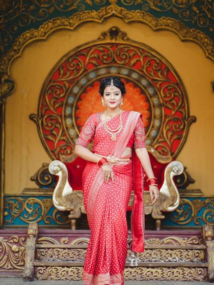 Designer Trends - Ethnic & Occasion Wear Rental Elegant Kanchi & Silk Sarees photo 55