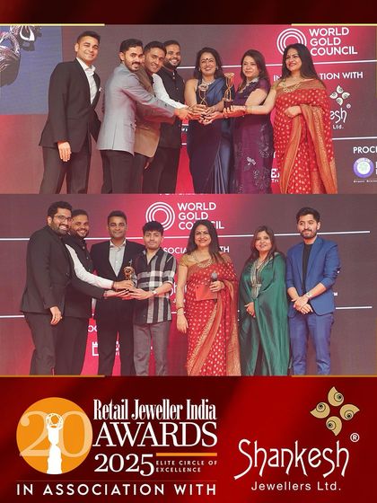 More moments of pride from the Retail Jeweller India Awards 2025, where we joined peers to celebrate the passion and hustle that drives our industry.