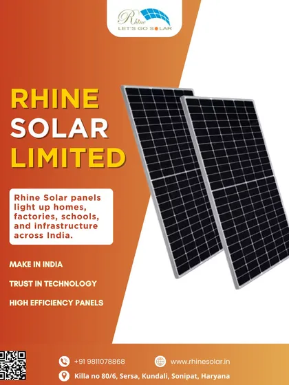 My panels light up homes, factories, schools, and infrastructure across India. As a 'Make in India' product, I believe in trusted technology and high-efficiency panels.
