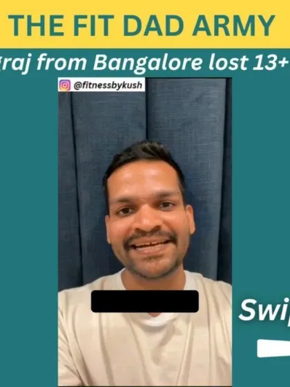 The FIT DAD program is for busy working dads who want to lose fat sustainably without crash dieting. This is for dads who want to lead by example and inspire their kids. Here are some of our successful clients like Supreet, Jatin, Syed, Nagraj, and Deepak.