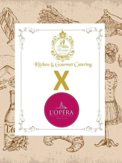 Announcing my collaboration with the esteemed French patisserie, L'Opéra. A partnership dedicated to bringing a touch of Parisian elegance to every event.