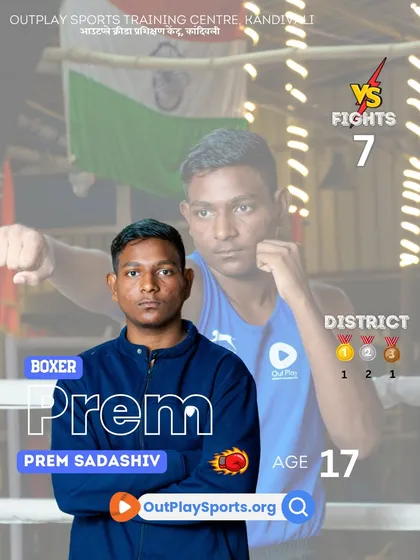 Prem Sadashiv, a rising warrior at 17. He is just beginning his journey but already has a collection of district medals.