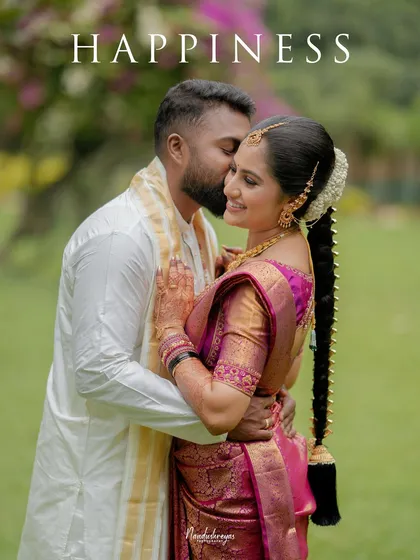 A quiet moment of pure happiness. I believe the most powerful stories are told in the whispers between grand events, capturing the gentle affection that defines your bond.