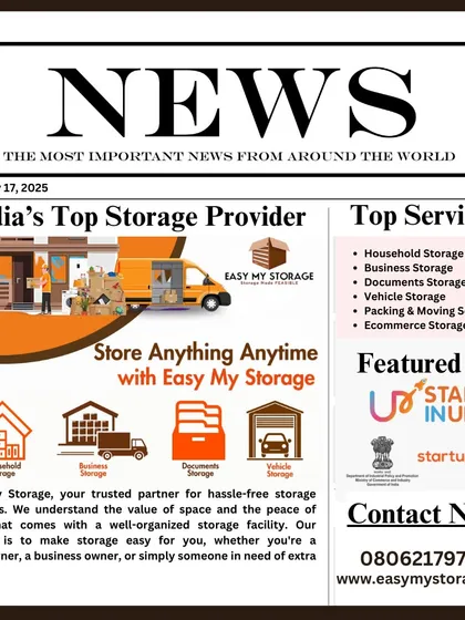 We are proud to be featured by Startup India as one of India's top storage providers. This recognition highlights our mission to make storage easy and accessible for homeowners and businesses across the country.
