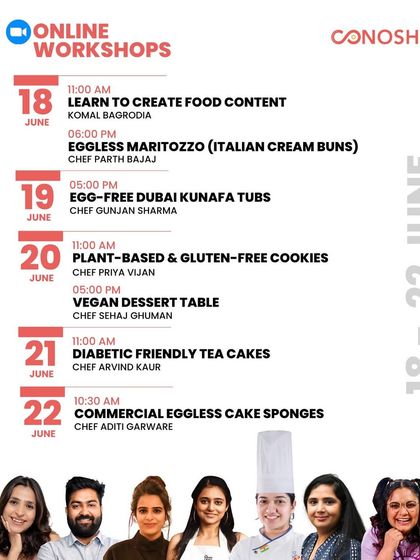 Conosh - Online Culinary Workshops Our Workshop Experience photo 15