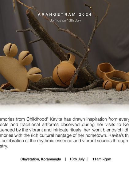 Clay Station - Pottery & Ceramics Classes & Workshops Our Community Showcase: Arangetram & Hunar photo 61