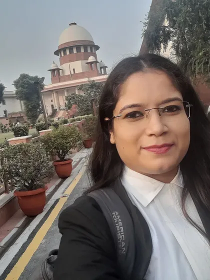 A selfie at my 'Karmabhoomi', the Supreme Court of India. This is where I live my purpose.