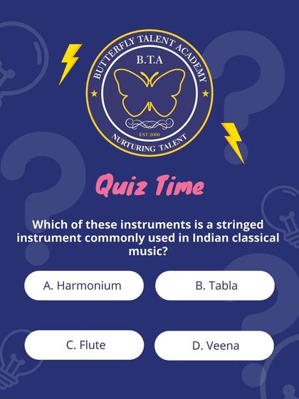 A fun quiz for our followers. Engaging with musical knowledge is part of the learning experience we encourage at BTA.