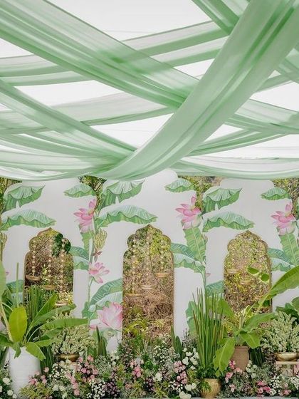 Sneha & Shahil - Wedding Decor and Production Vibrant Haldi & Mehendi Celebrations photo 30