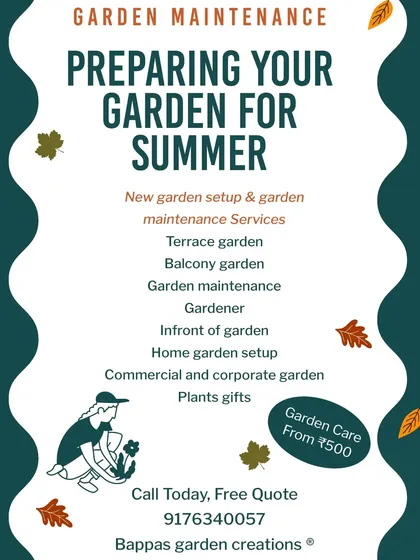 Get your garden ready for summer with our maintenance services. We offer everything from home garden setup to commercial garden care. Call us today for a free quote on preparing your garden for the season.
