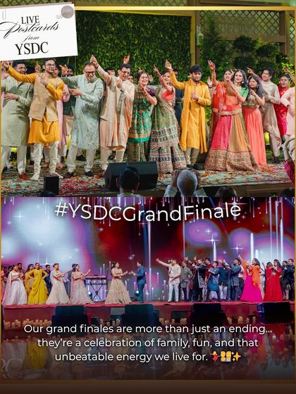 Our grand finales are more than just an ending. This 'Live Postcard' graphic shows how we bring everyone together for a celebration of family, fun, and that unbeatable energy we live for.