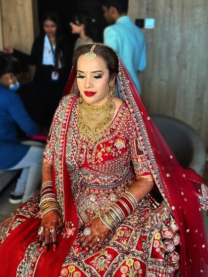 Classic Red & Maroon Bridal Looks photo 29