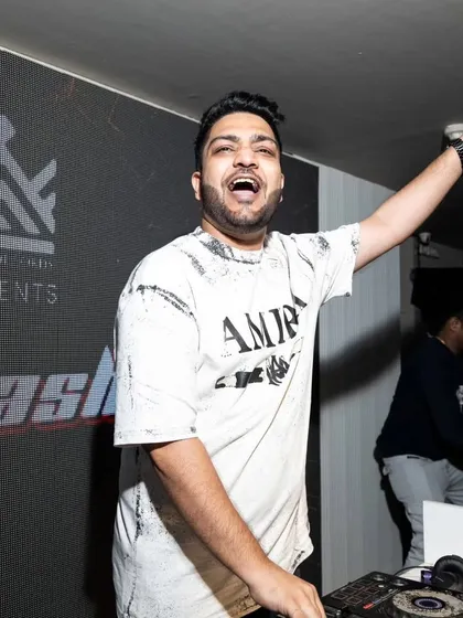 Getting on the mic to connect with the crowd is a huge part of my performance. Whether it's a club in Mumbai or a festival stage, I make sure everyone feels the energy and sings along.