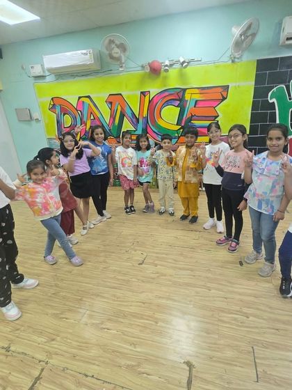 More fun from our Holi party with the kids' batch. It's all about making memories and spreading happiness through color and dance.