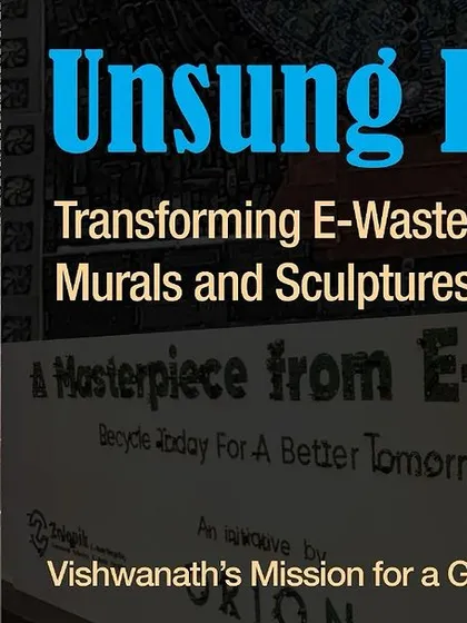 The promotional image for the "Unsung Hero" documentary, which showcases my mission for a greener tomorrow.