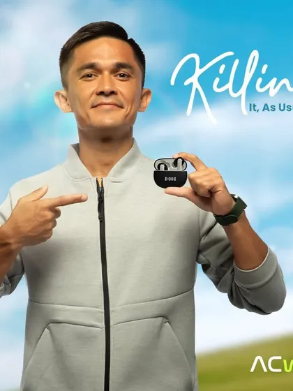 Working with legends like Sunil Chhetri for ACWO's advertising campaign was an incredible experience. This shot was designed for broad commercial appeal, balancing a clean, accessible aesthetic with the powerful presence of a national icon to launch their new tech product.