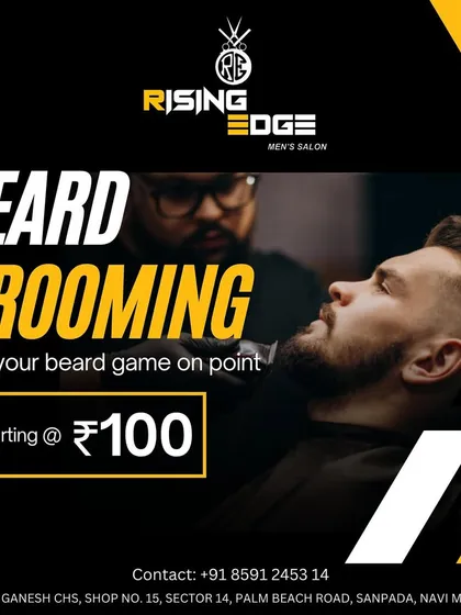 Getting a sharp, well-groomed beard doesn't have to be expensive. I offer professional beard grooming services starting at just ₹100, ensuring you get a premium look that fits your budget.