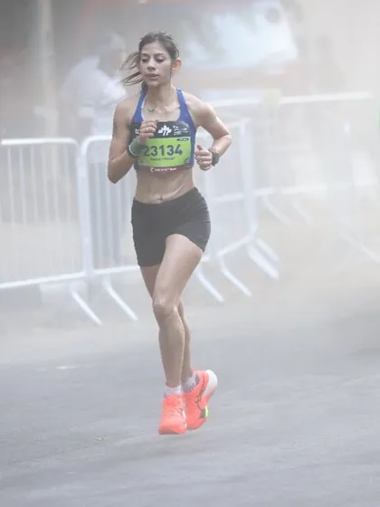 Growth isn't always pretty, but it's always powerful. This was a race where conditions were tough and the air was thick, but I fought for every step. My coaching prepares you to be mentally tough, to find your strength when the run gets hard, not just when it's easy.