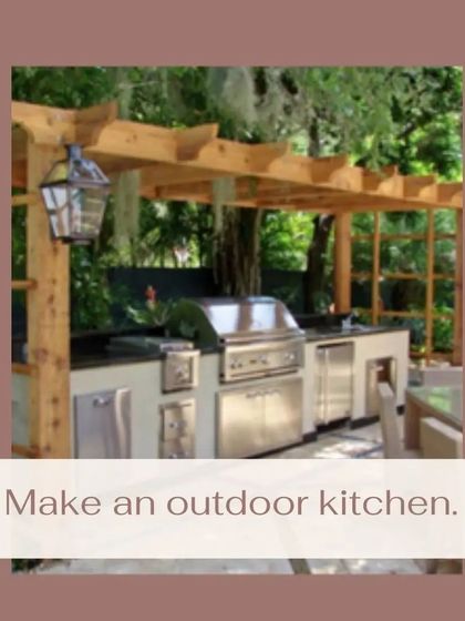 You can even integrate a full outdoor kitchen under a pergola. This setup is perfect for those who love to grill and entertain, keeping your cooking station sheltered and making it the heart of your backyard parties.