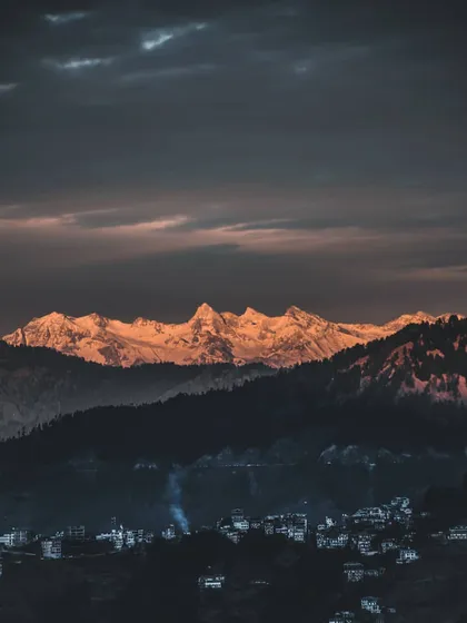 golden hour light hitting snow-capped peaks. capturing these moments of natural beauty inspires the color palettes and lighting effects i use in my work.