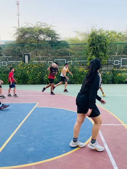 Players learn to move without the ball, a key to creating an effective team offense.