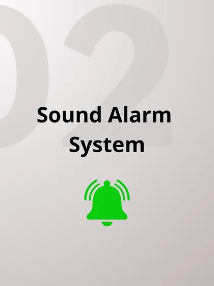 In the event of a breach, our integrated sound alarm system can be triggered automatically or manually. The loud siren acts as a powerful deterrent to intruders.